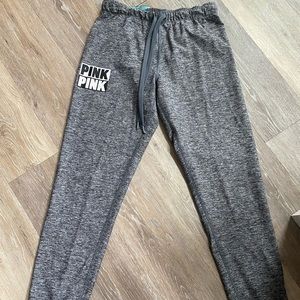 PINK Marled Grey Ultimate Yoga Joggers